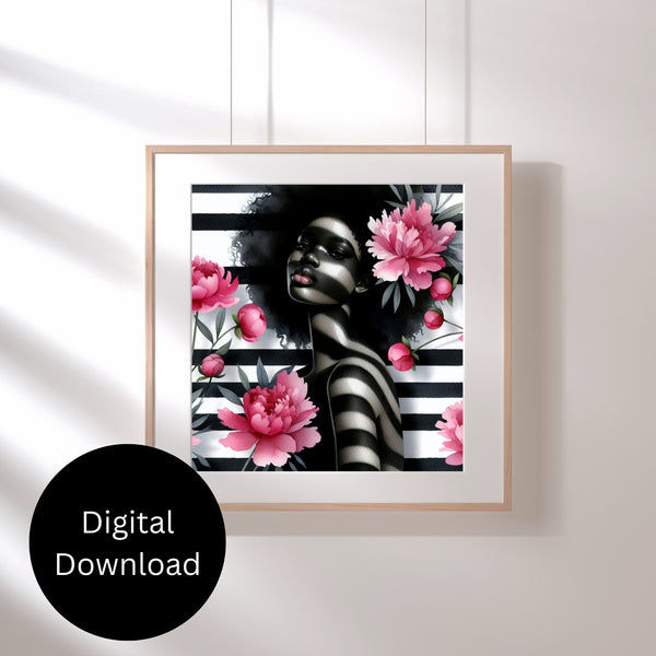 Peony Digital Wall Art